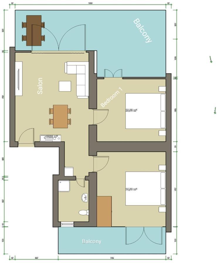Mediterranean Stars 1 Apartment Peraía Екстериор снимка
